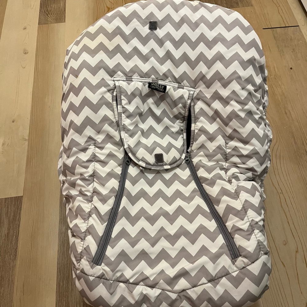 Jolly Jumper fleece lined  carseat cover